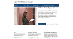 Desktop Screenshot of newyorkprocessserver.org